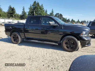 2015 Ram 1500 Sport with VIN 1C6RR7MT1FS765801, listed as a Copart auction lot 64068035 with 88,783 mi miles and Salvage title. Bid and sale history available at DreamBid. Image 4.