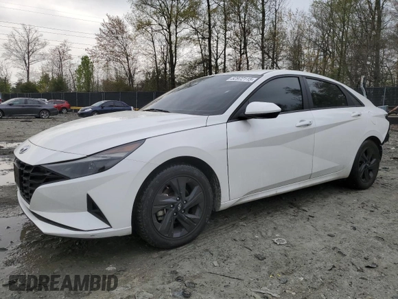 2023 Hyundai Elantra SEL with VIN 5NPLM4AG1PH113408, listed as a Copart auction lot 52972115 with 21,610 mi miles and Salvage Title. Bid and sale history available at DreamBid. Image 1.