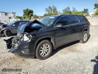 2021 Chevrolet Traverse LS with VIN 1GNERFKW6MJ267537, listed as a Copart auction lot 52134765 with 79,147 mi miles and Non Repairable. Bid and sale history available at carsss.com. Image 1.