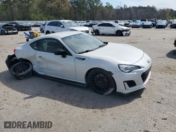 2018 Subaru BRZ tS with VIN JF1ZCAD19J9600557, listed as a Copart auction lot 50797945 with 52,110 mi miles and Salvage title. Bid and sale history available at DreamBid. Image 4.