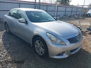2012 Infiniti G25 Sedan Journey with VIN JN1DV6APXCM700643, listed as a IAAI auction lot 41781141 with 133,149 mi miles. Bid and sale history available at carsss.com. Image 1.