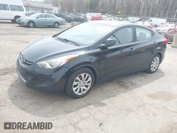 2011 Hyundai Elantra GLS with VIN 5NPDH4AE6BH059927, listed as a IAAI auction lot 42060592 with 158,809 mi miles. Bid and sale history available at carsss.com. Image 2.