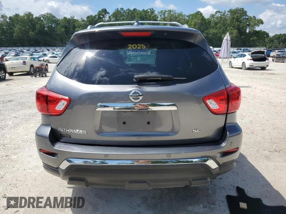 2020 Nissan Pathfinder SL with VIN 5N1DR2CN9LC600332, listed as a Copart auction lot 60995785 with 99,624 mi miles and Non repairable. Bid and sale history available at DreamBid. Image 6.