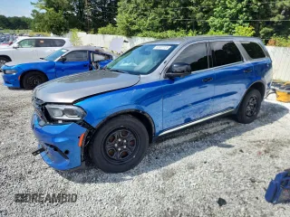 2022 Dodge Durango Pursuit with VIN 1C4SDJFTXNC195325, listed as a Copart auction lot 63307725 with Not provided miles and Salvage title. Bid and sale history available at DreamBid. Image 1.