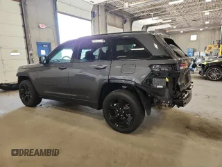 2024 Jeep Grand Cherokee Laredo with VIN 1C4RJHAG5RC210474, listed as a Copart auction lot 66945705 with 6,530 mi miles and Salvage title. Bid and sale history available at DreamBid. Image 2.