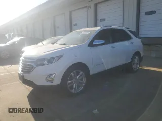 2018 Chevrolet Equinox Premier with VIN 2GNAXNEX9J6214942, listed as a Copart auction lot 46586005 with 103,178 mi miles and Salvage Title. Bid and sale history available at carsss.com. Image 1.