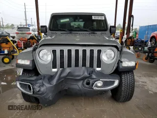 2021 Jeep Wrangler Unlimited Sahara Altitude с VIN 1C4HJXEG9MW512731, выставлен на аукционе Copart как лот 56205765 с пробегом 58 426 миль миль и Списание • Salvage title. История ставок и продаж доступна на DreamBid. Изображение 5.