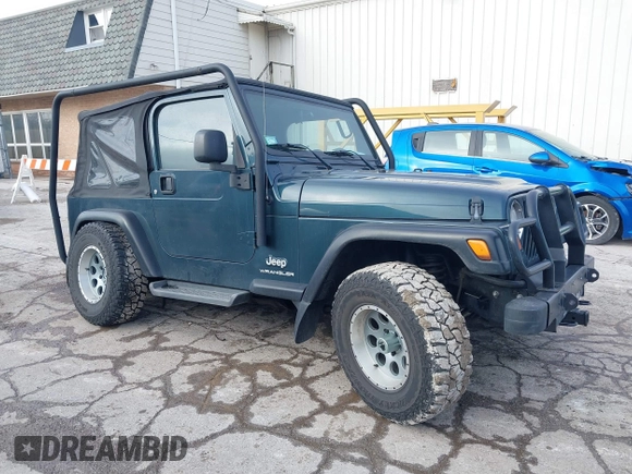 2005 Jeep Wrangler SE with VIN 1J4FA29S45P333916, listed as a IAAI auction lot 41214841 with 90,577 mi miles. Bid and sale history available at carsss.com. Image 1.