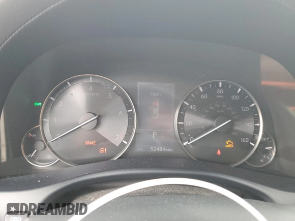2016 Lexus GS 350 with VIN JTHBZ1BL1GA002595, listed as a Copart auction lot 69217784 with 52,484 mi miles and Salvage Title. Bid and sale history available at carsss.com. Image 9.