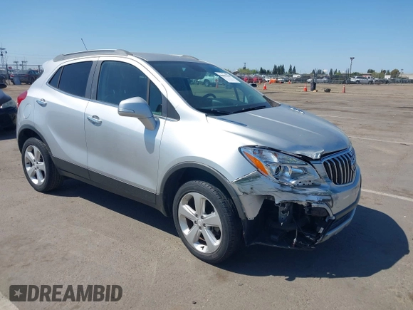 2015 Buick Encore Convenience with VIN KL4CJFSB8FB039843, listed as a IAAI auction lot 42042100 with 78,245 mi miles. Bid and sale history available at carsss.com. Image 1.
