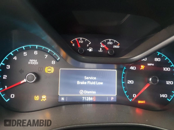 2020 Chevrolet Colorado 4WD ZR2 with VIN 1GCGTEEN6L1237226, listed as a Copart auction lot 76167624 with 71,284 mi miles and Salvage title. Bid and sale history available at DreamBid. Image 9.