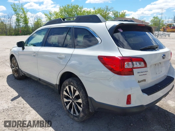 2015 Subaru Outback Limited с VIN 4S4BSENC5F3312546, выставлен на аукционе IAAI как лот 42324662 с пробегом 175 087 миль миль и . История ставок и продаж доступна на DreamBid. Изображение 3.