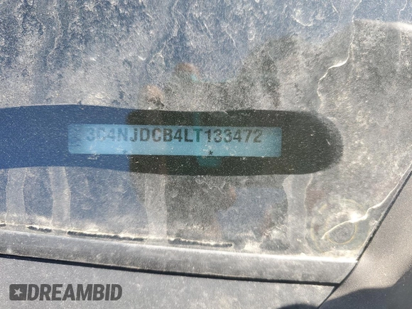 2020 Jeep Compass Limited с VIN 3C4NJDCB4LT133472, выставлен на аукционе Copart как лот 48963155 с пробегом 79 702 миль миль и На запчасти • Non repairable. История ставок и продаж доступна на DreamBid. Изображение 13.