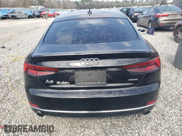 2019 Audi A5 Sportback Premium with VIN WAUANCF58KA063254, listed as a Copart auction lot 47651665 with 86,148 mi miles and Salvage Title. Bid and sale history available at carsss.com. Image 6.