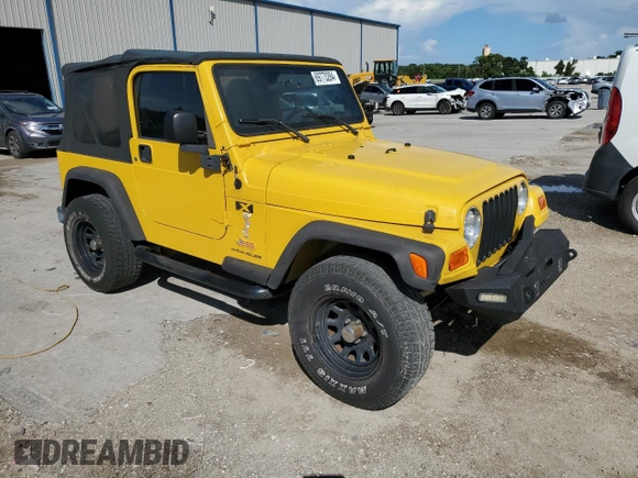 2003 Jeep Wrangler X with VIN 1J4FA39S83P368090, listed as a Copart auction lot 69773284 with 216,671 mi miles and Salvage Title. Bid and sale history available at carsss.com. Image 4.