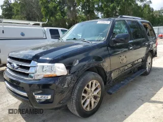 2016 Ford Expedition Limited with VIN 1FMJU1KT8GEF27119, listed as a Copart auction lot 54936675 with 103,281 mi miles and Non repairable. Bid and sale history available at DreamBid. Image 1.