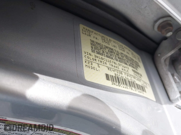 2008 Nissan Versa S z VIN 3N1BC11E78L371643, wystawiony jako IAAI lot #41698980 z przebiegiem 82 127 mil mil oraz . Historia ofert i sprzedaży dostępna na DreamBid. Obrazek 9.