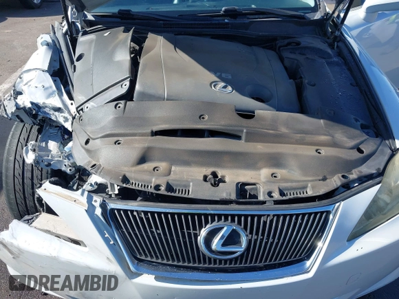 2007 Lexus IS 250 with VIN JTHBK262472046760, listed as a IAAI auction lot 42287520 with 219,758 mi miles and . Bid and sale history available at DreamBid. Image 10.