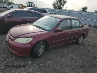 2004 Honda Civic EX z VIN 2HGES26764H537541, wystawiony jako Copart lot #60645135 z przebiegiem 142 887 mil mil oraz Szkoda całkowita • Salvage title. Historia ofert i sprzedaży dostępna na DreamBid. Obrazek 1.