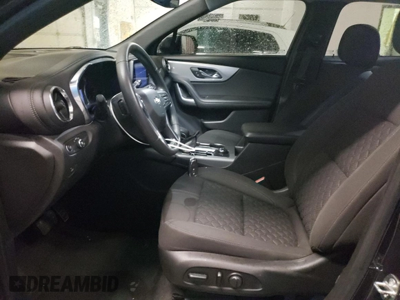 2021 Chevrolet Blazer LT with VIN 3GNKBHRS8MS566418, listed as a Copart auction lot 56045445 with 58,737 mi miles and Salvage title. Bid and sale history available at DreamBid. Image 7.