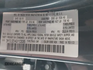 2016 Scion iA z VIN 3MYDLBZV4GY103085, wystawiony jako IAAI lot #42224286 z przebiegiem 90 786 mil mil oraz . Historia ofert i sprzedaży dostępna na DreamBid. Obrazek 9.
