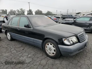 1995 Mercedes-Benz S with VIN WDBGA51E5SA224377, listed as a Copart auction lot 75064964 with 208,782 mi miles and Clean Title. Bid and sale history available at DreamBid. Image 4.