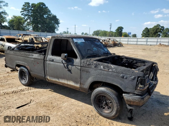 1989 Ford Ranger with VIN 1FTCR10T8KUB58035, listed as a Copart auction lot 72627874 with Not Provided miles and Salvage Title. Bid and sale history available at DreamBid. Image 4.