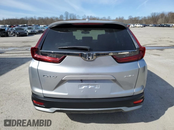 2022 Honda CR-V EX-L with VIN 5J6RW2H85NL000359, listed as a Copart auction lot 41827613 with 11,574 mi miles and Salvage Title. Bid and sale history available at carsss.com. Image 6.