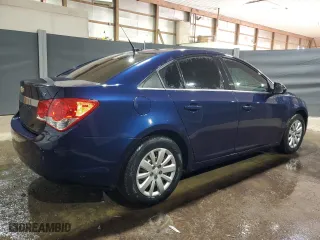 2011 Chevrolet Cruze LT w/1LT with VIN 1G1PF5S95B7112107, listed as a Copart auction lot 48741935 with 148,001 mi miles and Clean Title. Bid and sale history available at carsss.com. Image 3.