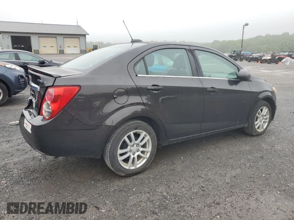 2015 Chevrolet Sonic LT with VIN 1G1JC5SG2F4212010, listed as a Copart auction lot 58732505 with 39,299 mi miles and Salvage title. Bid and sale history available at DreamBid. Image 3.