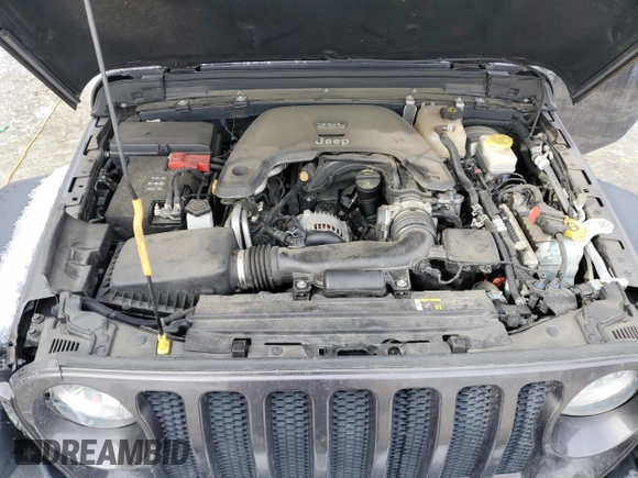 2019 Jeep Wrangler Unlimited Sport with VIN 1C4HJXDG0KW540190, listed as a Copart auction lot 42140675 with 66,470 mi miles and Salvage title. Bid and sale history available at DreamBid. Image 12.