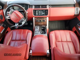 2015 Land Rover Range Rover Autobiography z VIN SALGV2TFXFA234167, wystawiony jako Copart lot #83115734 z przebiegiem 78 052 mil mil oraz Szkoda całkowita • Salvage title. Historia ofert i sprzedaży dostępna na DreamBid. Obrazek 8.
