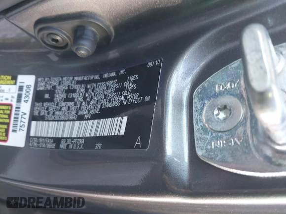 2011 Toyota Sienna with VIN 5TDZK3DC0BS078642, listed as a IAAI auction lot 41802147 with 263,309 mi miles. Bid and sale history available at carsss.com. Image 9.