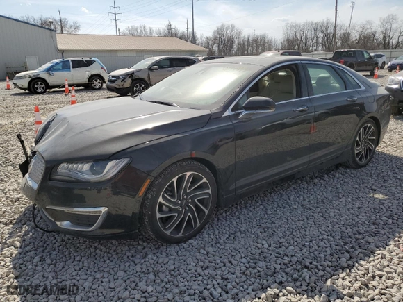 2020 Lincoln MKZ Reserve with VIN 3LN6L5F99LR620107, listed as a Copart auction lot 49219495 with 20,396 mi miles and Salvage Title. Bid and sale history available at carsss.com. Image 1.