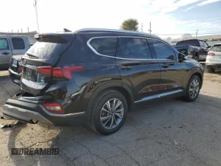2019 Hyundai Santa Fe Ultimate with VIN 5NMS5CAD4KH127575, listed as a Copart auction lot 70787222 with 49,657 mi miles. Bid and sale history available at carsss.com. Image 3.