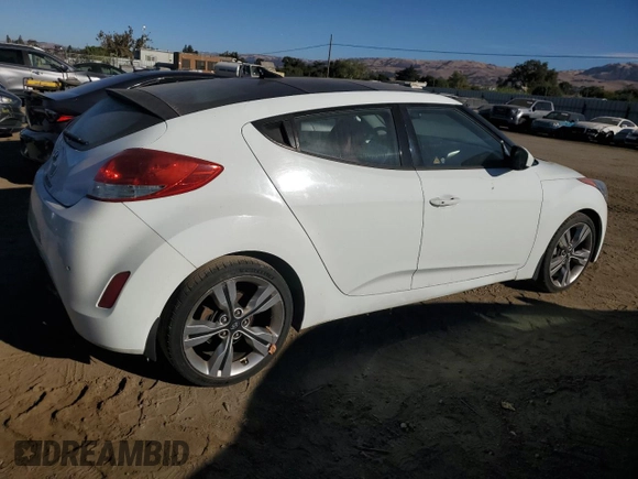 2012 Hyundai Veloster w/Gray Int with VIN KMHTC6AD5CU054055, listed as a Copart auction lot 76632734 with 151,489 mi miles and Clean title. Bid and sale history available at DreamBid. Image 3.