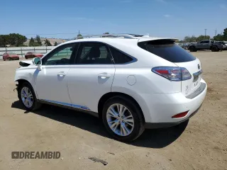 2012 Lexus RX 450h with VIN JTJBC1BA8C2430361, listed as a Copart auction lot 57565095 with 261,038 mi miles and Salvage title. Bid and sale history available at DreamBid. Image 2.