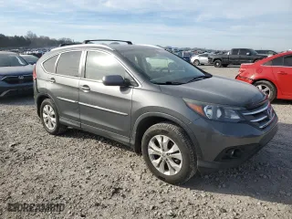 2012 Honda CR-V EX-L with VIN 2HKRM4H72CH615483, listed as a Copart auction lot 49676175 with 130,963 mi miles and Salvage Title. Bid and sale history available at carsss.com. Image 4.