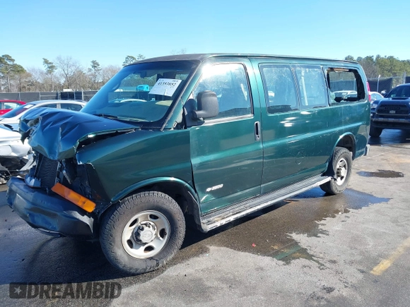 2005 Chevrolet Express Passenger z VIN 1GAGG25V251242079, wystawiony jako IAAI lot #41353852 z przebiegiem 193 081 mil mil oraz . Historia ofert i sprzedaży dostępna na DreamBid. Obrazek 2.
