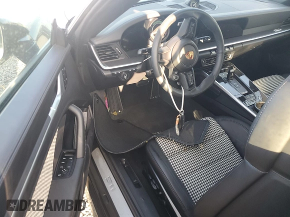 2024 Porsche 911 Turbo with VIN WP0CD2A98RS257662, listed as a Copart auction lot 73840434 with 0 mi miles and Salvage Title. Bid and sale history available at carsss.com. Image 8.