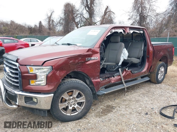 2017 Ford F-150 XL with VIN 1FTEW1EG9HFB75226, listed as a IAAI auction lot 41130292 with 125,205 mi miles. Bid and sale history available at carsss.com. Image 6.
