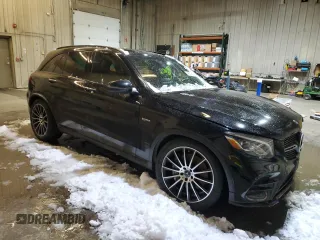 2017 Mercedes-Benz GLC with VIN WDC0G6EB5HF281756, listed as a Copart auction lot 43410535 with 86,904 mi miles and Salvage Title. Bid and sale history available at carsss.com. Image 4.