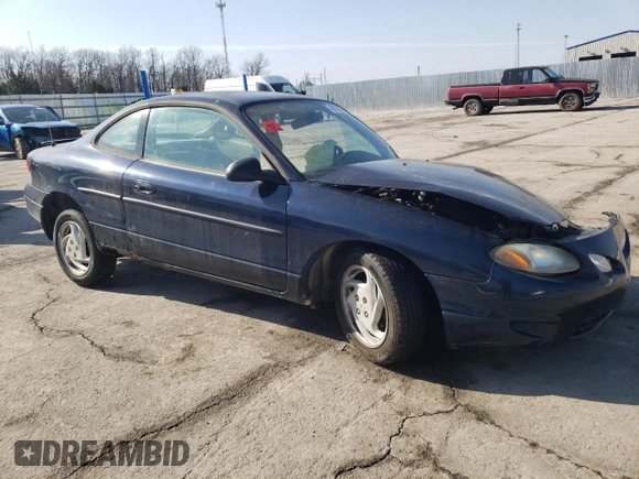 2002 Ford Escort ZX2 Standard with VIN 3FAFP11322R133324, listed as a Copart auction lot 46876655 with 143,367 mi miles and Salvage Title. Bid and sale history available at carsss.com. Image 4.