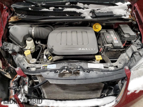 2016 Chrysler Town & Country Limited Platinum with VIN 2C4RC1GG7GR135385, listed as a Copart auction lot 87005574 with 145,863 mi miles and Salvage Title. Bid and sale history available at carsss.com. Image 12.