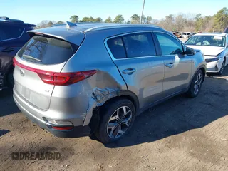 2021 Kia Sportage EX with VIN KNDPNCAC8M7854533, listed as a IAAI auction lot 41757662 with 25,051 mi miles and . Bid and sale history available at DreamBid. Image 4.