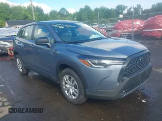 2024 Toyota Corolla Cross L with VIN 7MUAAABG4RV084390, listed as a IAAI auction lot 42282541 with 31,799 mi miles and . Bid and sale history available at DreamBid. Image 1.