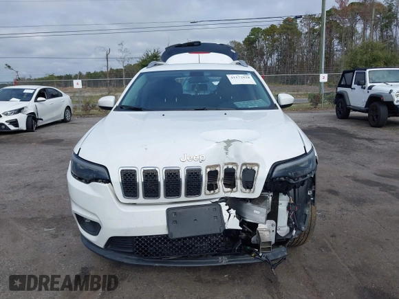 2019 Jeep Cherokee Latitude with VIN 1C4PJMCX0KD336934, listed as a IAAI auction lot 41172828 with 47,477 mi miles. Bid and sale history available at carsss.com. Image 12.