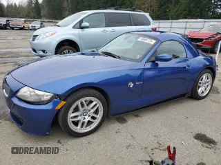2007 BMW Z4 3.0si with VIN 4USBU53527LW92511, listed as a Copart auction lot 49866725 with 46,182 mi miles and Salvage title. Bid and sale history available at DreamBid. Image 1.