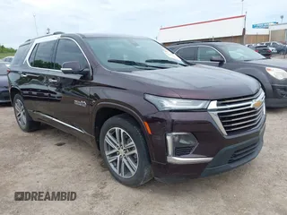 2022 Chevrolet Traverse High Country z VIN 1GNEVNKW2NJ109753, wystawiony jako IAAI lot #42116449 z przebiegiem Nie podano mil oraz . Historia ofert i sprzedaży dostępna na DreamBid. Obrazek 1.