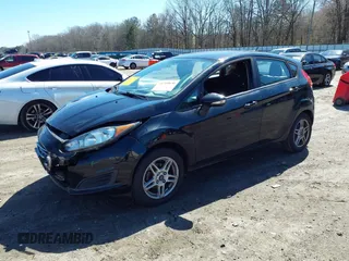 2017 Ford Fiesta SE with VIN 3FADP4EJ5HM164039, listed as a IAAI auction lot 41769636 with 56,778 mi miles. Bid and sale history available at carsss.com. Image 2.